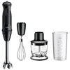 Image de Braun MultiQuick 5 MQ50202M Staafmixer   1000 Watt   21 Snelheden   Inclusief Hakmolen, Garde en Maatbeker   Zwart