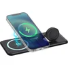 Image de Celly MagFold 2IN1 Draadloze Oplader - 15W Wireless Charger geschikt voor iPhone en Apple Watch / Airpods - Zwart