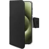 Image de Celly Wally Bookcase Hoesje - Apple iPhone 16 - Kunstleer - Pasjeshouder - Zwart