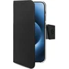 Image de Celly Wally Bookcase Hoesje - Apple iPhone 16 Pro - Kunstleer - Pasjeshouder - Zwart