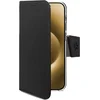 Image de Celly Wally Bookcase Hoesje - Apple iPhone 16 Plus - Kunstleer - Pasjeshouder - Zwart