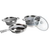 Image de Brunner - Camping pannenset - Volcano Pasta Al Volo - 4 delig - Opgevouwen - Aluminium - PFOA vrij