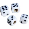 Image de Simoni Racing Set ventielkapjes White Dice - Wit/Zwart - 4-stuks