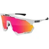 Image de Scicon - Fietsbril - Aeroshade - Wit Gloss - Multimirror Lens Rood