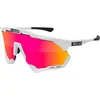 Image de Scicon - Fietsbril - Aeroshade - Wit Gloss - Multimirror Lens Blauw