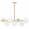 Image de GLAMY Metal Plafondlamp Goud met 7 Bollen