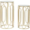 Image de Plantenhouder Plant Holder Arty Set 2 Pcs Round Ø 36,5×70 cm