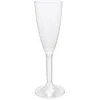 Image de Champagneglas op losse voet 120ml herbruikbaar (20 stuks) USE & REUSE