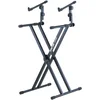 Image de QUIKLOK QL642 Performer Keyboardstandaard   Dubbele X, 2 Niveaus, Verstelbaar, max. 120 kg