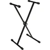 Image de QUIKLOK T6BK Keyboardstandaard   X-vorm, Staal, Verstelbaar, Zwart