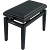 Image de QUIKLOK PB100BKS Piano Bank   Verstelbaar 480-570 mm, Kunstleren Zitting, Mat Zwart