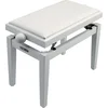 Image de QUIKLOK PB100WHS Piano Bank   Verstelbaar 480-570 mm, Kunstleren Zitting, Mat Wit