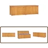 Image de vidaXL Tuinbox - Massief Teakhout - 175x50x55 cm Tuinbox - Teak Hout - Buitenkast - Opslagruimte - Tuingoed