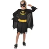 Image de Dc Comics Verkleedpak Batgirl Meisjes Zwart 4-delig Maat 128 - 140