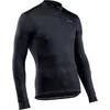 Image de Northwave Force 2 Longsleeve Jersey Heren, zwart Maat XL