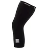 Image de Santini Kniestukken Unisex Zwart - Totum Thermofleece Knee Warmers - XS/S