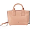 Image de DuDu Ibiza Handtas Leer 22 cm - Dames - puder rosa