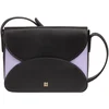 Image de DuDu Cefalonia Crossbody tas Leder 21 cm - Dames - black lavender