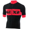 Image de Sixs Luxury Korte Mouw Wielertrui Zwart S Man