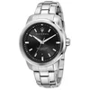 Image de Maserati Successo Horloge - Maserati heren horloge - Zilver - diameter 44 mm - roestvrij staal
