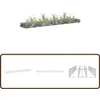 Image de vidaXL Gabion plantenbak - 180x30x10 cm - Staal Schanskorf - Plantenbak - Gabion - Tuingereedschap - Siertuin