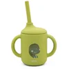 Image de Sassi Junior - Siliconen beker met handvatten en rietje - dieren