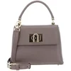 Image de FURLA Leren Handtas Avondtas 1927 Mini Top Handle Bag Stucco Gray Taupe