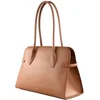 Image de FURLA Leren schoudertas Goccia Dome Shoulder Bag Brandy Lichtbruin