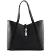 Image de FURLA Leren Shopper Goccia Tote Bag Nero Zwart