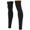 Image de Santini Beenwarmers Zwart Unisex - Vega Multi Wind-Proof Water Resistant Leg Warmers Black - M/L