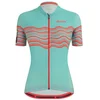 Image de Santini Tono Proflo Korte Mouw Wielertrui Blauw XL Vrouw