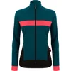 Image de Santini Fietsjack Winter Dames Aqua Blauw - Coral Bengal Winter Jacket For Women Acqua Blue - M