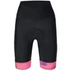 Image de Santini Fietsbroek kort zonder bretels Dames Zwart Roze - Forza Indoor Training Shorts For Women Black - XS