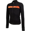 Image de Santini Fietsshirt lange mouwen Heren Zwart - Adapt Wool - Thermal Jersey Arancio - XL