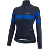 Image de Santini Fietsshirt lange mouwen Dames Blauw - Coral Bengal - Women Thermal Jersey Nautica Blue - L