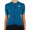 Image de Sportful Monocrom Korte Mouw Wielertrui Blauw M Vrouw