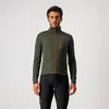 Image de Castelli Fietsjack tussenseizoen Heren Groen Rood - GO JACKET MILITARY GREEN FIERY RED - L