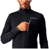 Image de Castelli Fietsjack tussenseizoen Heren Zwart Wit - GO JACKET LIGHT BLACK WHITE - 2XL