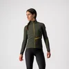 Image de Castelli Fietsjack tussenseizoen Dames Groen Rood Geel - GO W JACKET MILITARY GREEN FIERY RED SAFFR - M