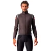 Image de Castelli Fietsjack Rain or Shine Heren Bruin Reflective - PERFETTO RoS LONG SLEEVE CHARCOL PINSTRIPE - M