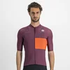 Image de Sportful Fietsshirt Korte Mouwen Paars Oranje Heren - Snap Jersey Prune Pompelmo-L