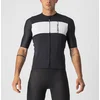Image de Castelli Fietsshirt Korte Mouwen Heren Zwart Wit - PROLOGO 7 JERSEY LIGHT BLACK SILVER GRAY IVORY-3XL