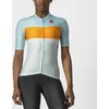 Image de Castelli AERO PRO Fietsshirt Dames Light Acqua/Pop Orange-Skyligh - Vrouwen - maat M