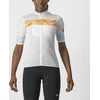 Image de Castelli FENICE Fietsshirt Ivory/Pop Orange-Skylight - Vrouwen - maat M