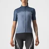 Image de Castelli Fietsshirt Korte Mouwen Dames Blauw - VELOCISSIMA JERSEY LIGHT STEEL BLUE MOONLIT OCEAN-M
