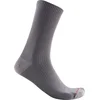 Image de Castelli Bandito Wool 18 Sock - Nickel Gray