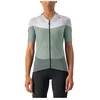 Image de Castelli Gradient Color Block Korte Mouw Wielertrui Groen M Vrouw