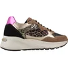 Image de Nerogiardini Velour Sneaker Zwart Gelamineerde Handschoensandalen T.Pluvia Dis.1 - Fashion Wear - Vrouwen
