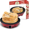 Image de Beper BT.700Y - Pannenkoeken Maker - Pannenkoekenmachine - Elektrische Pannenkoekenmaker - Pannenkoekenpan
