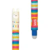 Image de Legami Uitwisbare Pen - Lama - Inktkleur Blauw - Navulbaar - Back to School